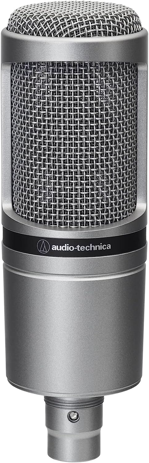 Кондензаторен микрофон Audio-Technica AT2020, XLR, Метал, Сребрист