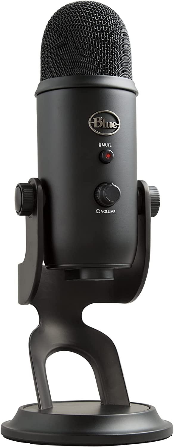 Микрофон за компютър Logitech G Blue Yeti Premium, USB, Черен